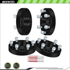 4X 1.25" Hubcentric Wheel Spacers 6x5.5 for Silverado Sierra 1500 (2007–2023)