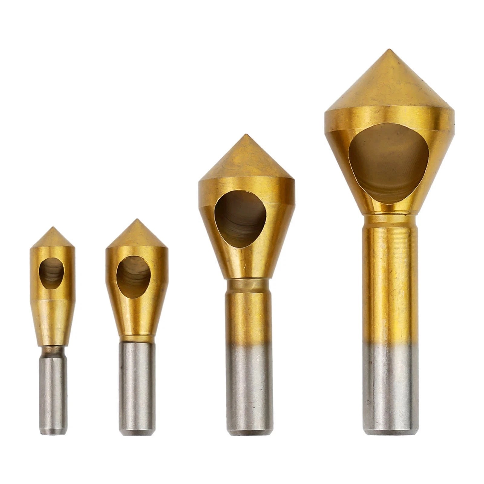 Countersink Drill Bit Set of 4 for Metal Wood Plastic