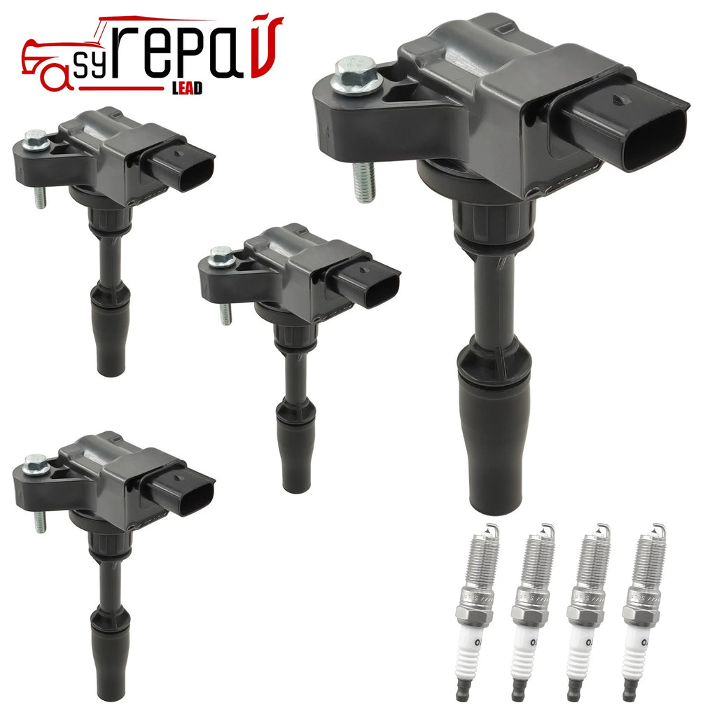 4X Ignition Coil & Spark Plug for Chevrolet Camaro 2.0L L4 Turbo (2013–2022)