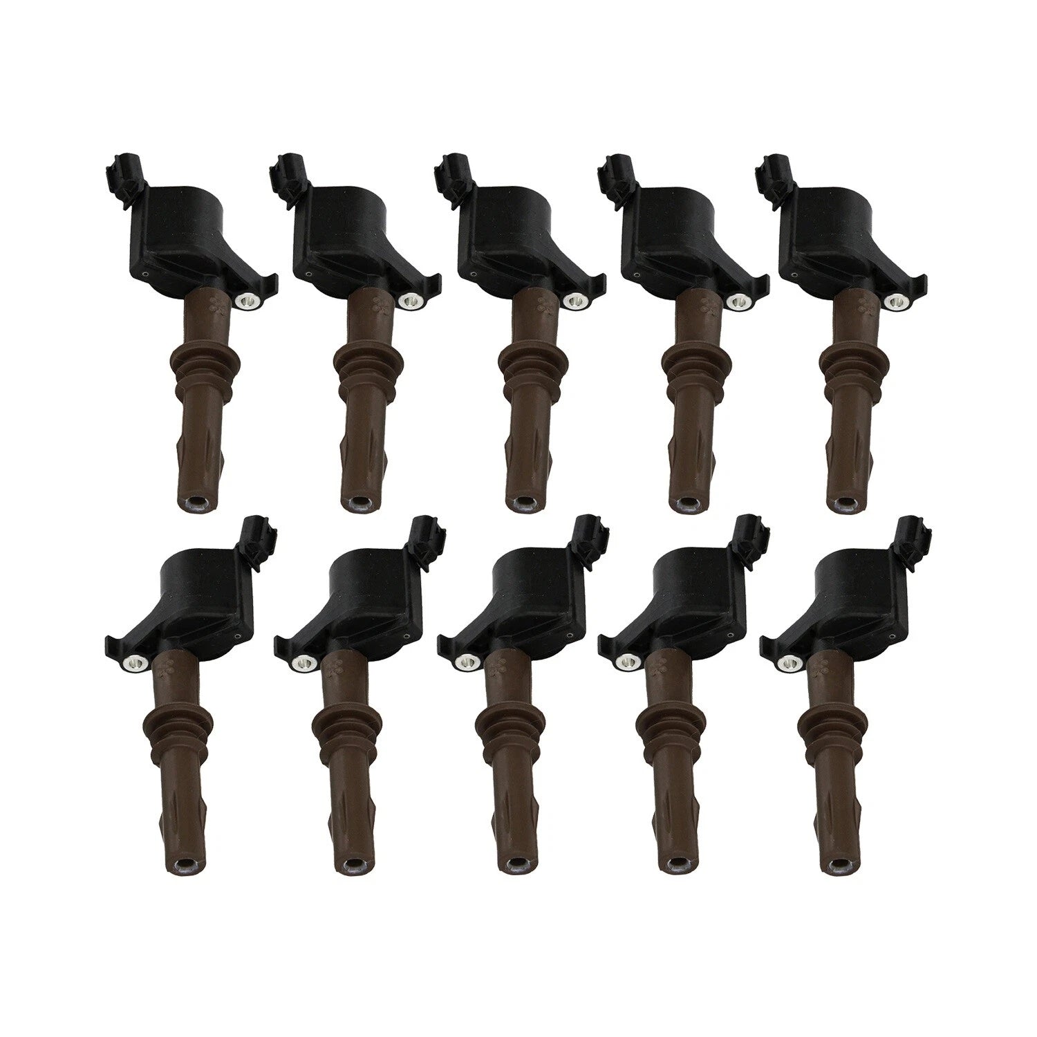 Set of 10 Ignition Coils for Ford F-250 F-350 Super Duty (2008–2010)
