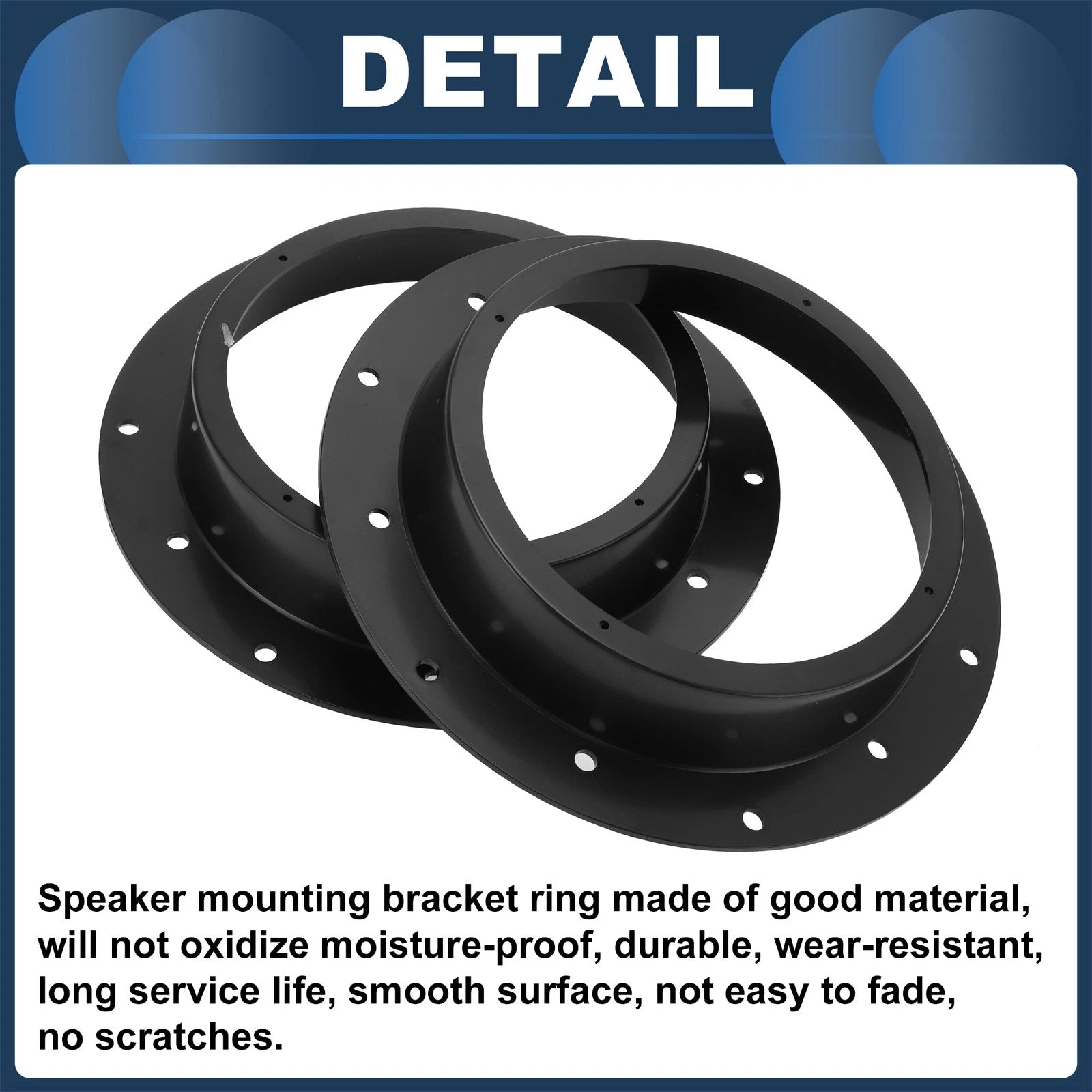 Set of 2 Speaker Spacer Rings for Volkswagen Caddy (2004–2015)