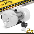 2Pcs HVAC Heater Blower Motor & Resistor Kit for BMW E39 525i (2001–2003)
