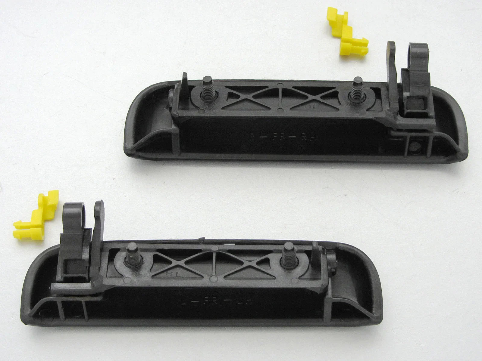 Black Front Outer Door Handles for 1995-2000 Toyota Tercel Soluna (2 x)
