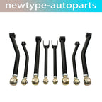 Set of 8 Adjustable Lift Control Arms for Jeep Wrangler JK (2007–2018)
