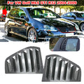 Carbon Fiber Style Rear Window Louver Shutter Cover for Golf Mk5 (2004–2009)