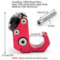 CNC Aluminum Helmet Bottle Hanger Hooks for Yamaha 155 (2015–2023)