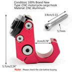 CNC Aluminum Helmet Bottle Hanger Hooks for Yamaha 155 (2015–2023)