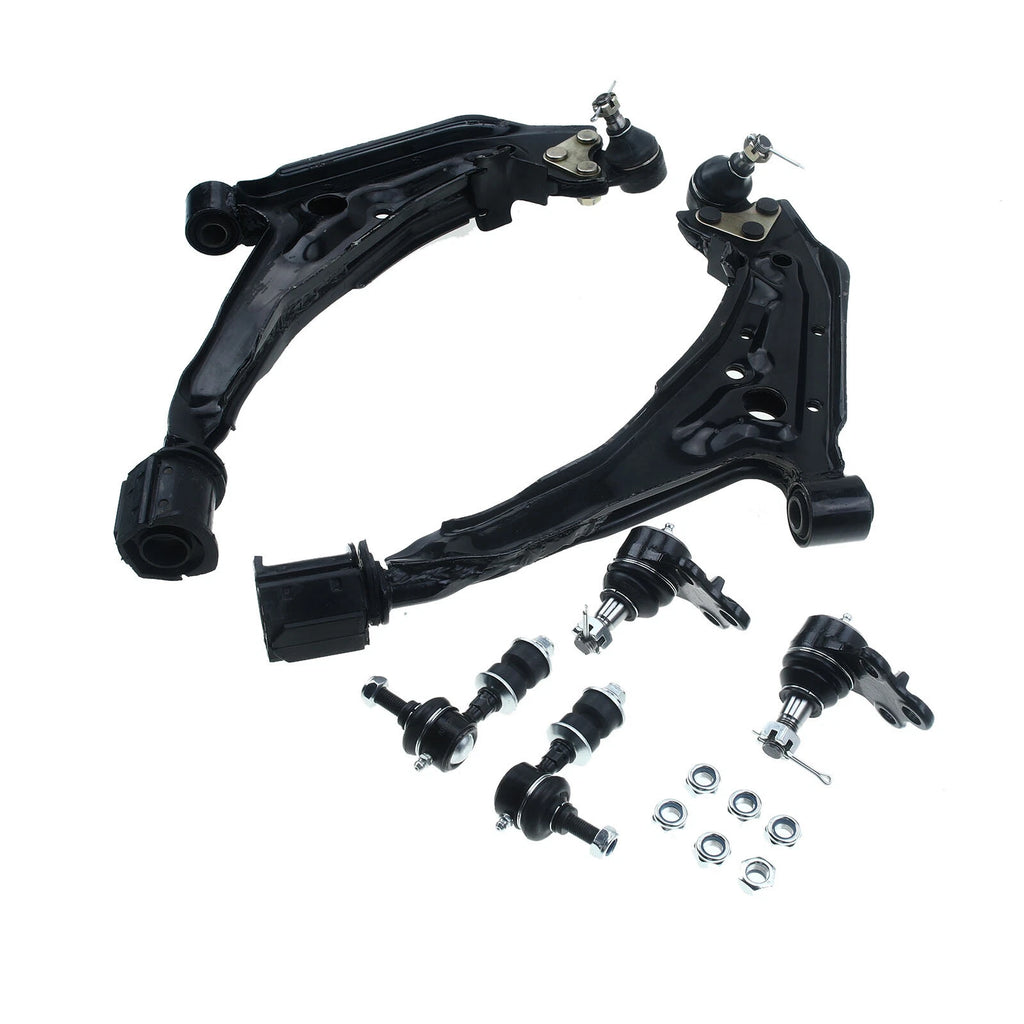 Set of 6 Front Control Arms & Sway Bar End Links for Nissan Maxima (1989–1994)