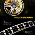 4pc 17.5" RGB LED Wheel Ring Lights for Truck Car Rim