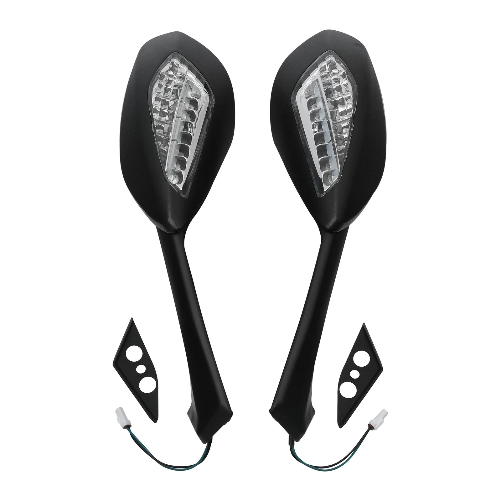 Rear-View Mirrors with LED Turn Signals for Ducati Panigale V4 (2018–2021)