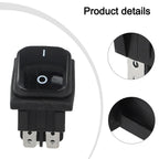 20A DPST Waterproof Rocker Switch IP67 for Various Uses