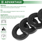 Set of 5 Oil Seal Rotary Shaft Seal NBR Rubber 30x55x12mm for Various Models