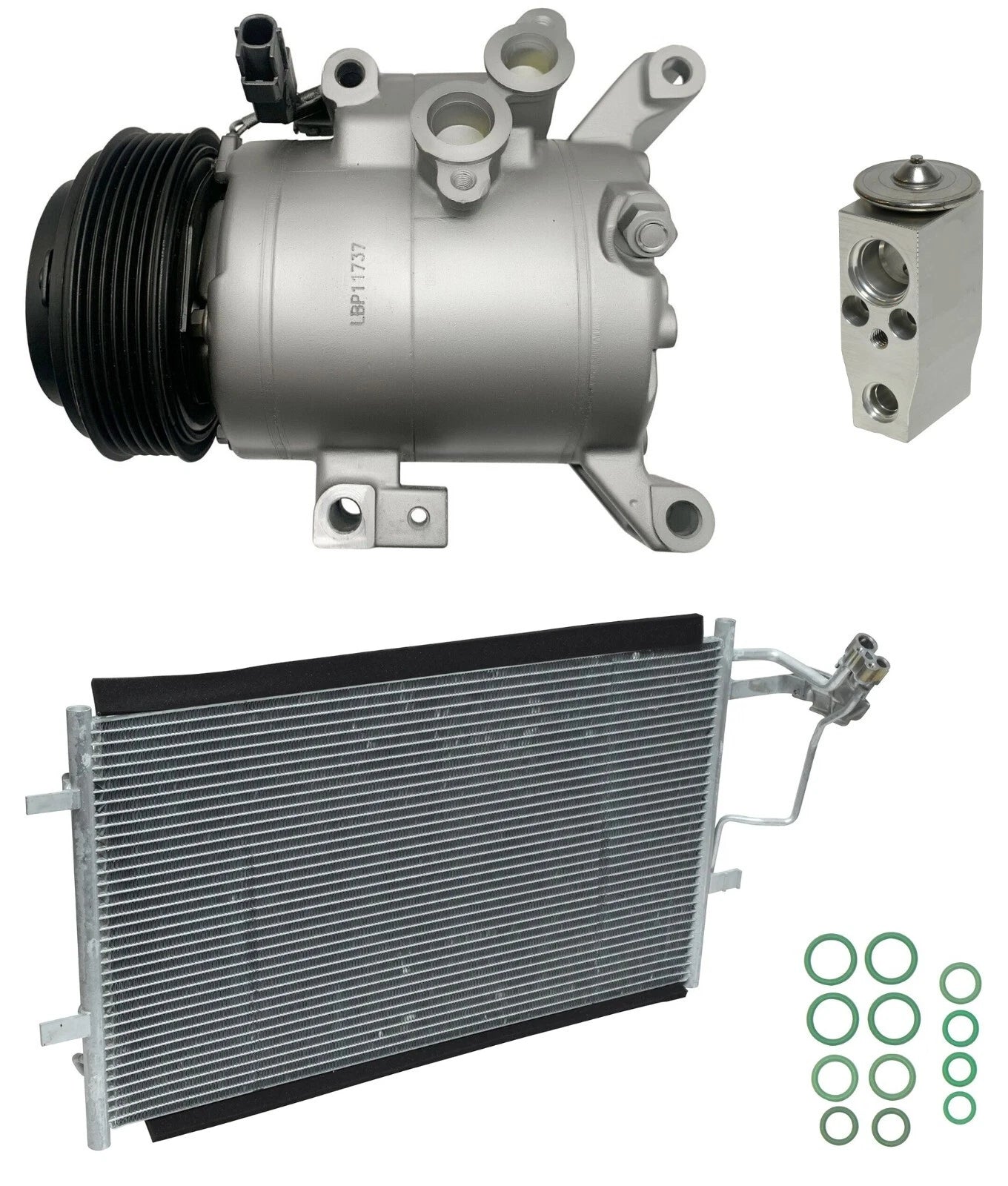 A/C Compressor Kit With Condenser for Mazda 3 2.0L (2013–2013)