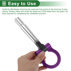 Tow Hook for Mitsubishi Lancer EX (2007–2012) 23.6mm Aluminum Alloy Purple
