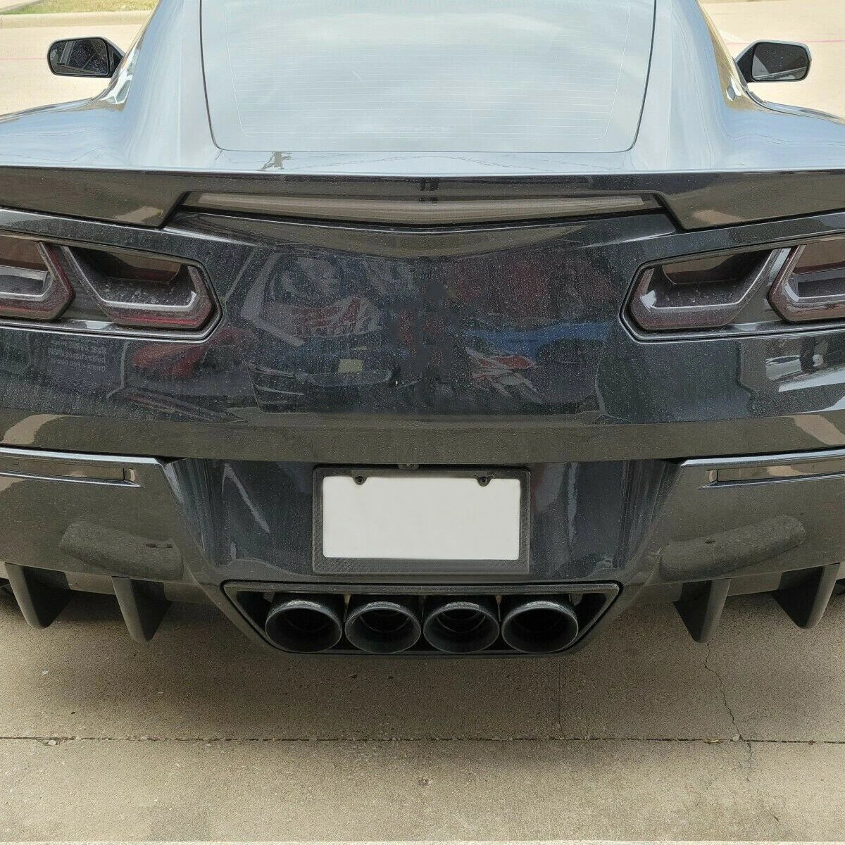 Rear Bumper Air Diffuser Fin Body Kit for Chevrolet Corvette C7 (2014–2020)