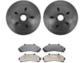 Front Brake Pad and Rotor Kit for Mazda B2300 RWD (1995–1997) CV391YQ
