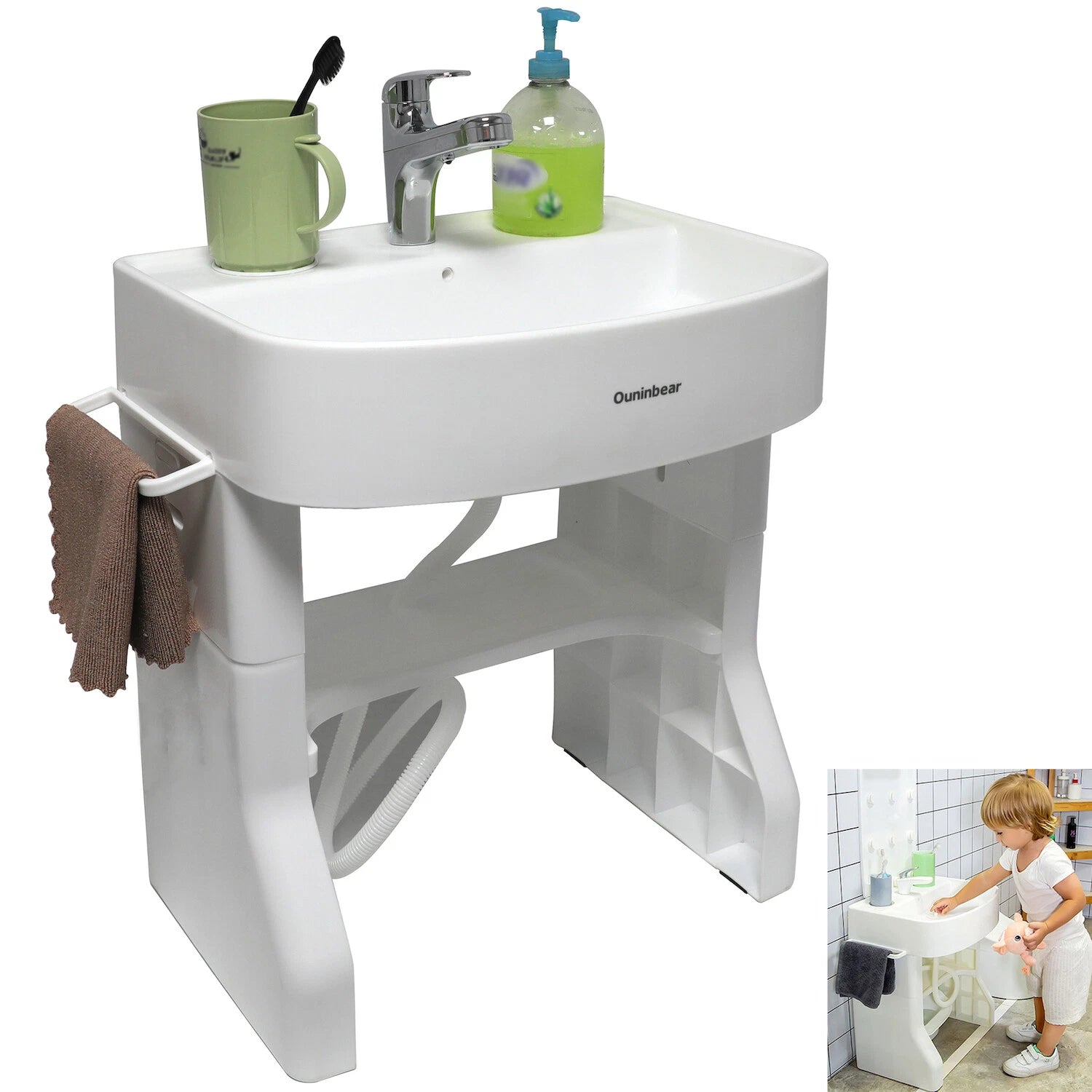 Washstand Self-care Station for Child Baby Early Learning (Plastic)