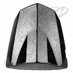 Rear Seat Cover Cowl for SUZUKI GSXR600 GSXR750 (2004-2005) Black ABS