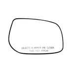 Passenger Side View Mirror Glass with Plate for Toyota Yaris Sedan (2007–2012)