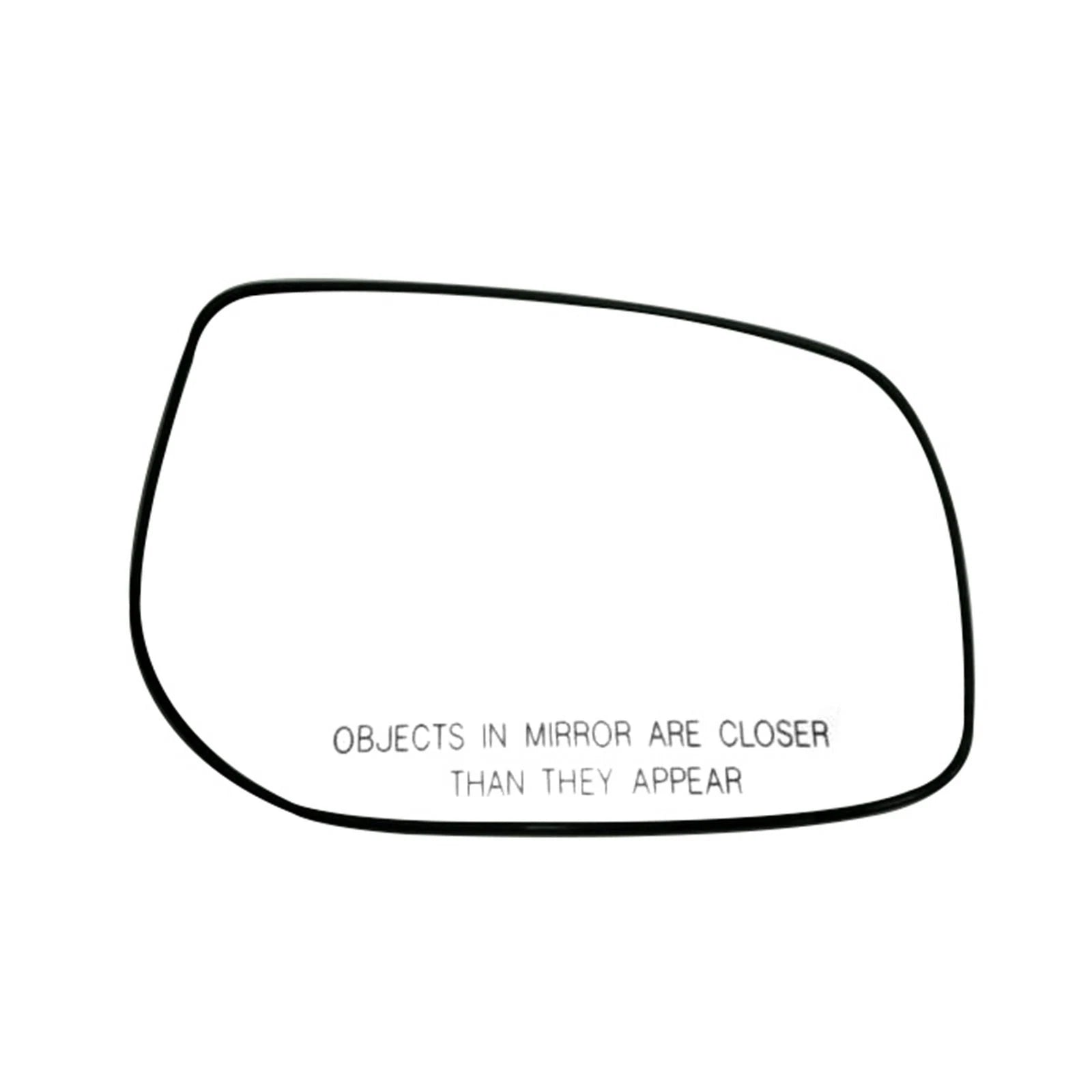 Passenger Side View Mirror Glass with Plate for Toyota Yaris Sedan (2007–2012)