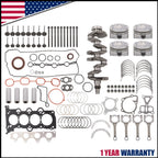 G4FD Engine Overhaul Rebuild Kit for Hyundai Kia Accent Rio Soul (2012–2016)