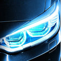 2X Flexible 60cm LED Headlight Slim Sequential Turn Signal Light for Car