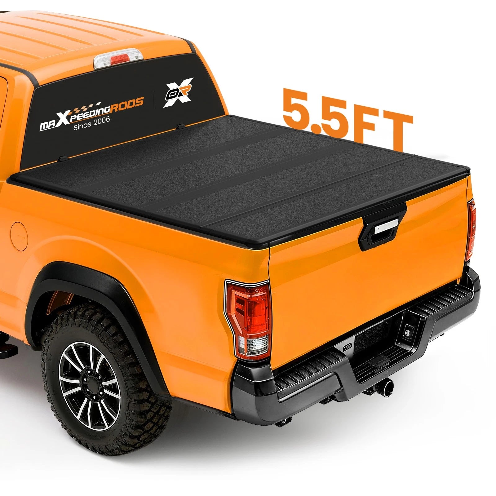 5.5ft 4-Fold Tonneau Cover for Toyota Tundra (2007–2025) with LED Lamp