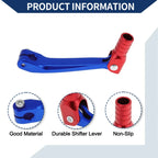 Folding Motorcycle Gear Shifter Lever for Honda CRF150F (2003-2017) Blue Red