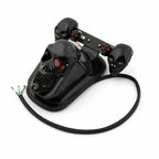 Black Motorcycle Skull Turn Signal Tail Light for Dyna (#3)