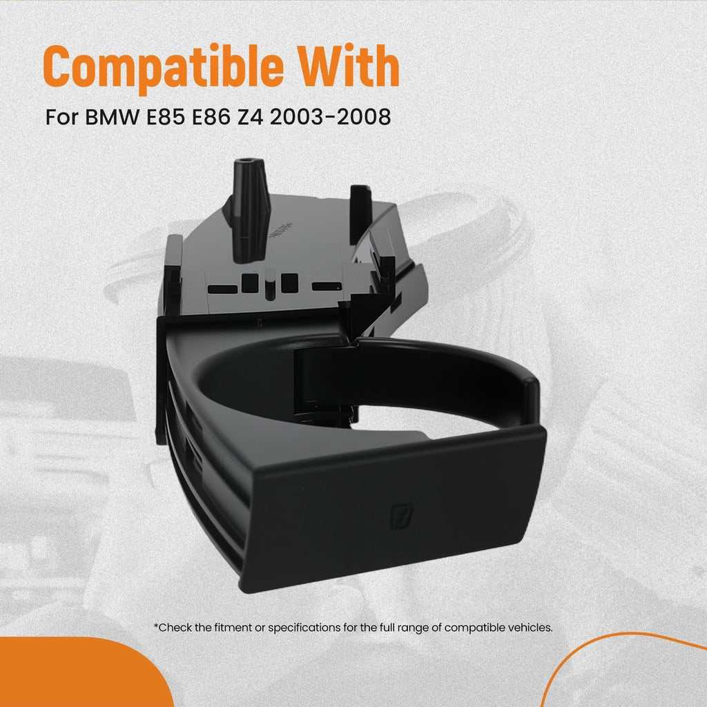 Cup Holder for BMW Z4 E85 E86 (2003–2008) 51457070323 Black Plastic