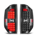 Full LED Tail Lights for Toyota Tundra (2014–2021) - Black Housing
