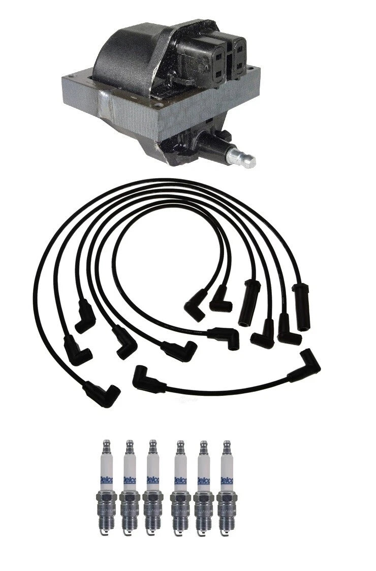 Ignition Wires & Spark Plugs Kit for Chevrolet S10 Blazer (1994–2005)