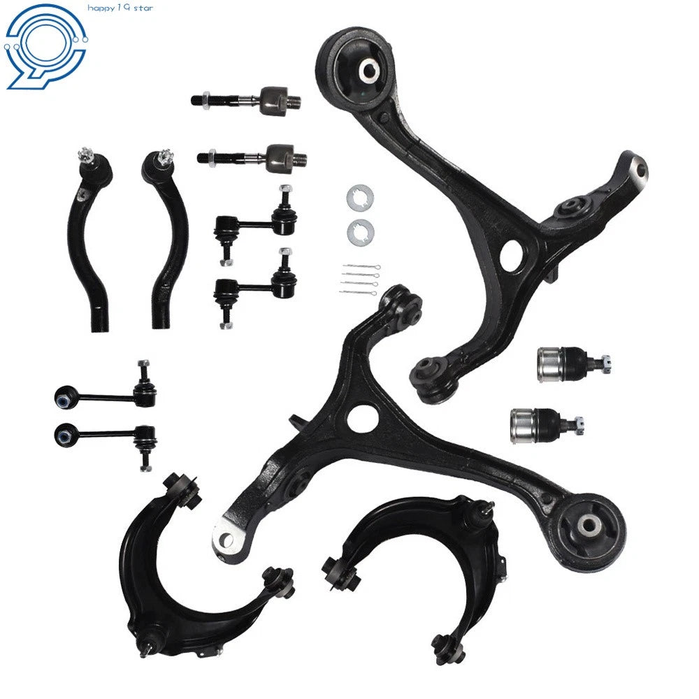 14pcs Suspension Control Arms and Tie Rods for Honda Accord (2003–2006)