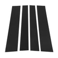 Set of 4 Door Pillar Window Trim for Toyota Sequoia (2008–2014) Black