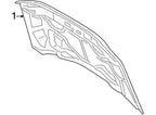 Front Hood Panel for Ford F-250 Super Duty (2023–2026) PC3Z16612A