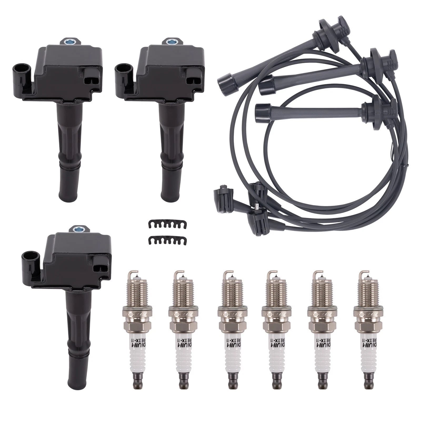 Ignition Coils & Spark Plug Wires Set for Toyota 4Runner 1996–2002