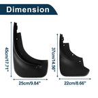 Set of 4 Mud Flaps Splash Guards for Volkswagen Touareg (2005–2010)