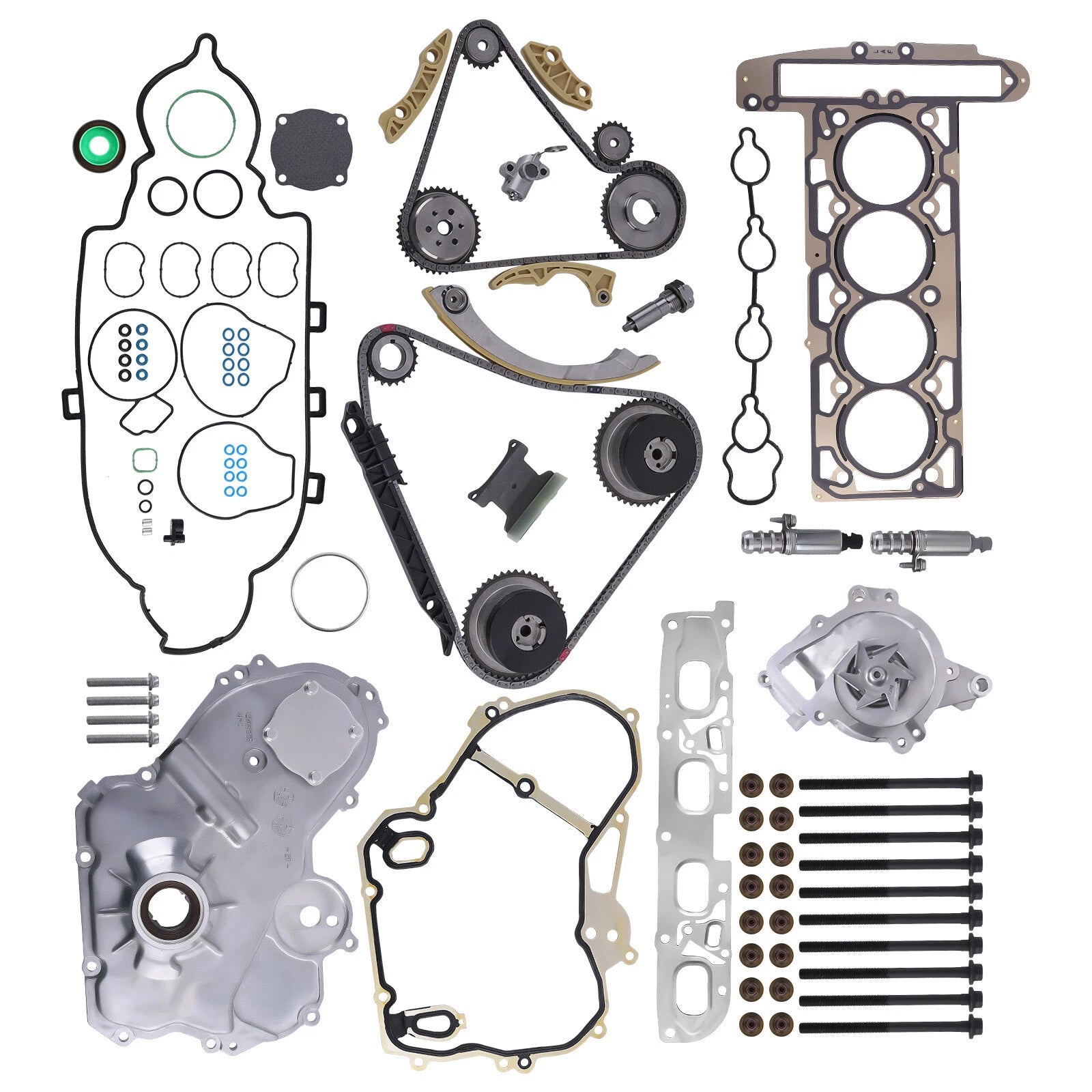 Timing Chain Kit with Oil Pump & Actuator for GM Ecotec 2.0 2.4