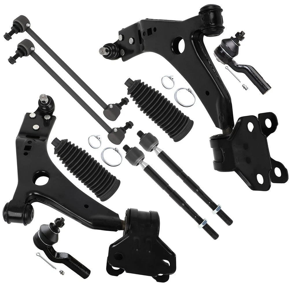 Set of 10 Front Control Arm Tie Rod Ends for Ford Escape (2013–2018)