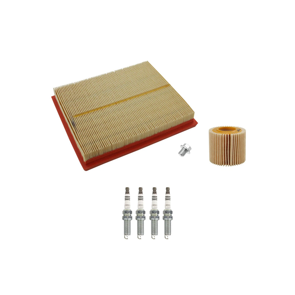 Wix Engine Air Oil Filters & NGK Spark Plugs Kit for CT200h Prius V (2011–2017)