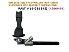Front Right Seat Belt Pretensioner for Chevy Malibu (2020–2025) BLACK