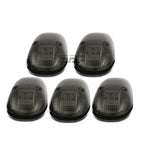 5Pcs Smoked Housing White LED Cab Roof Running Light for Dodge Ram (1999–2001)