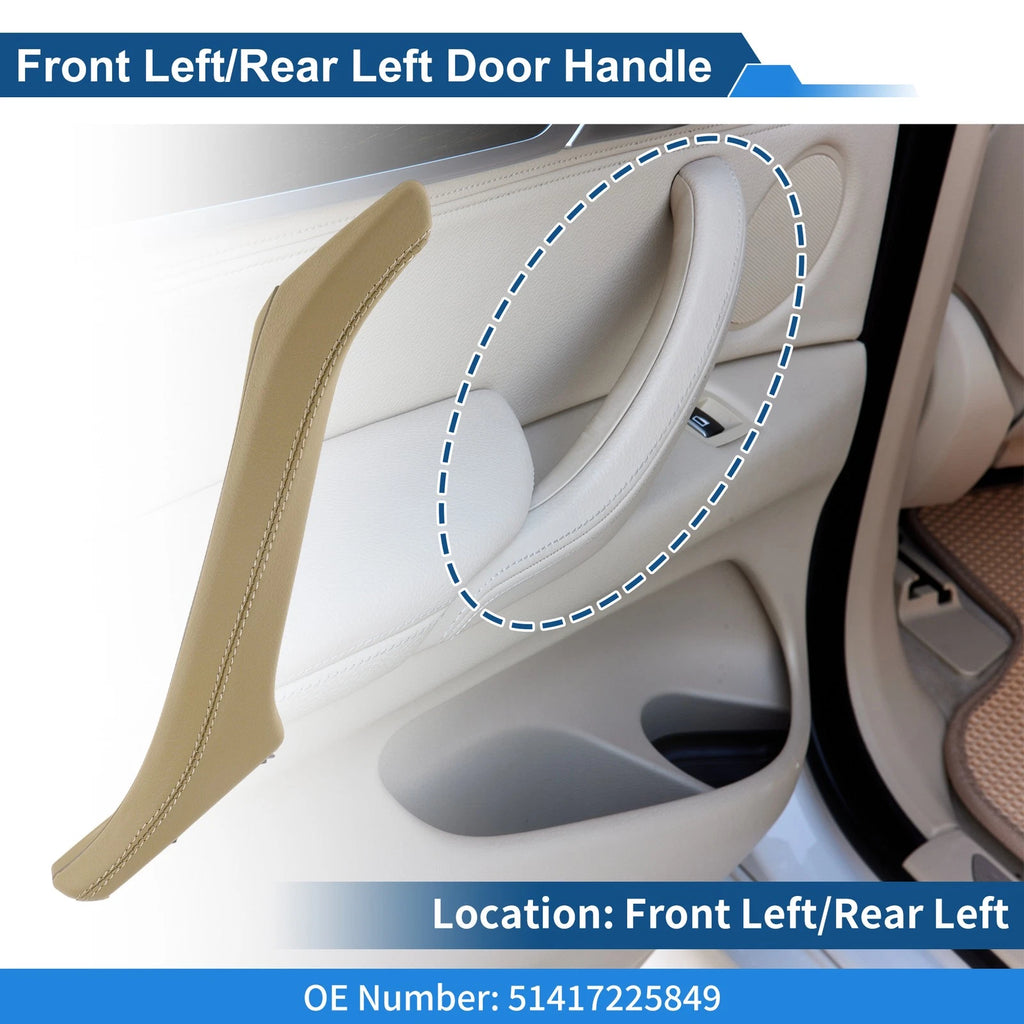 Inner Door Panel Handle for BMW F10 F11 F18 (2010–2017) No. 51417225849 Beige