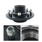 Trailer Hub Kit for 4000 lbs Trailer Axle (8 on 6.5" Circle)