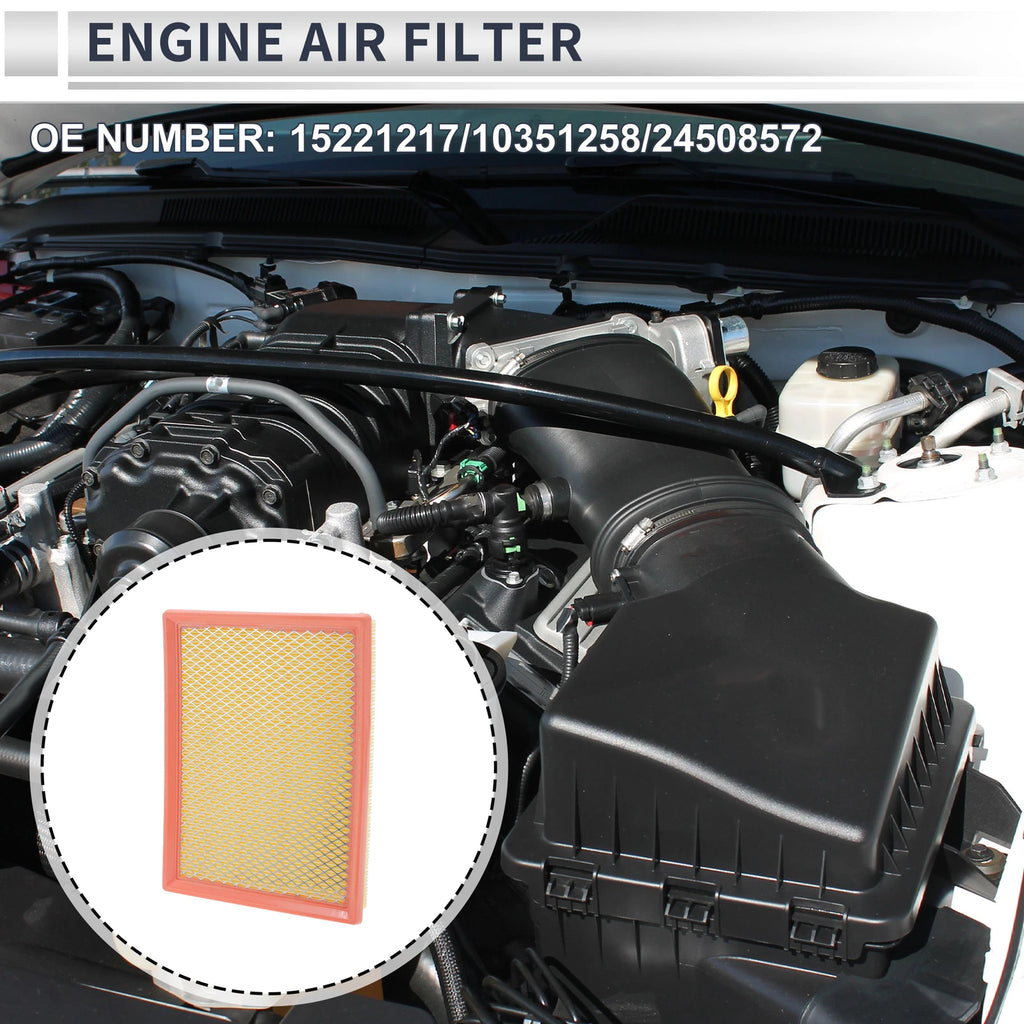 Car Engine Air Filter No. 15221217/24508572 for Chevrolet Impala (2000–2005)