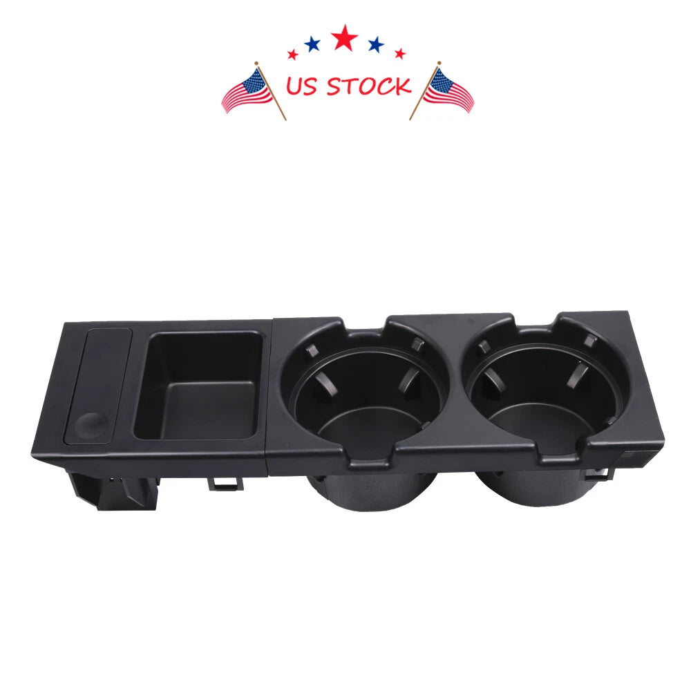 Front Center Console Cup Holder & Coin Holder for BMW E46 (1998-2006)