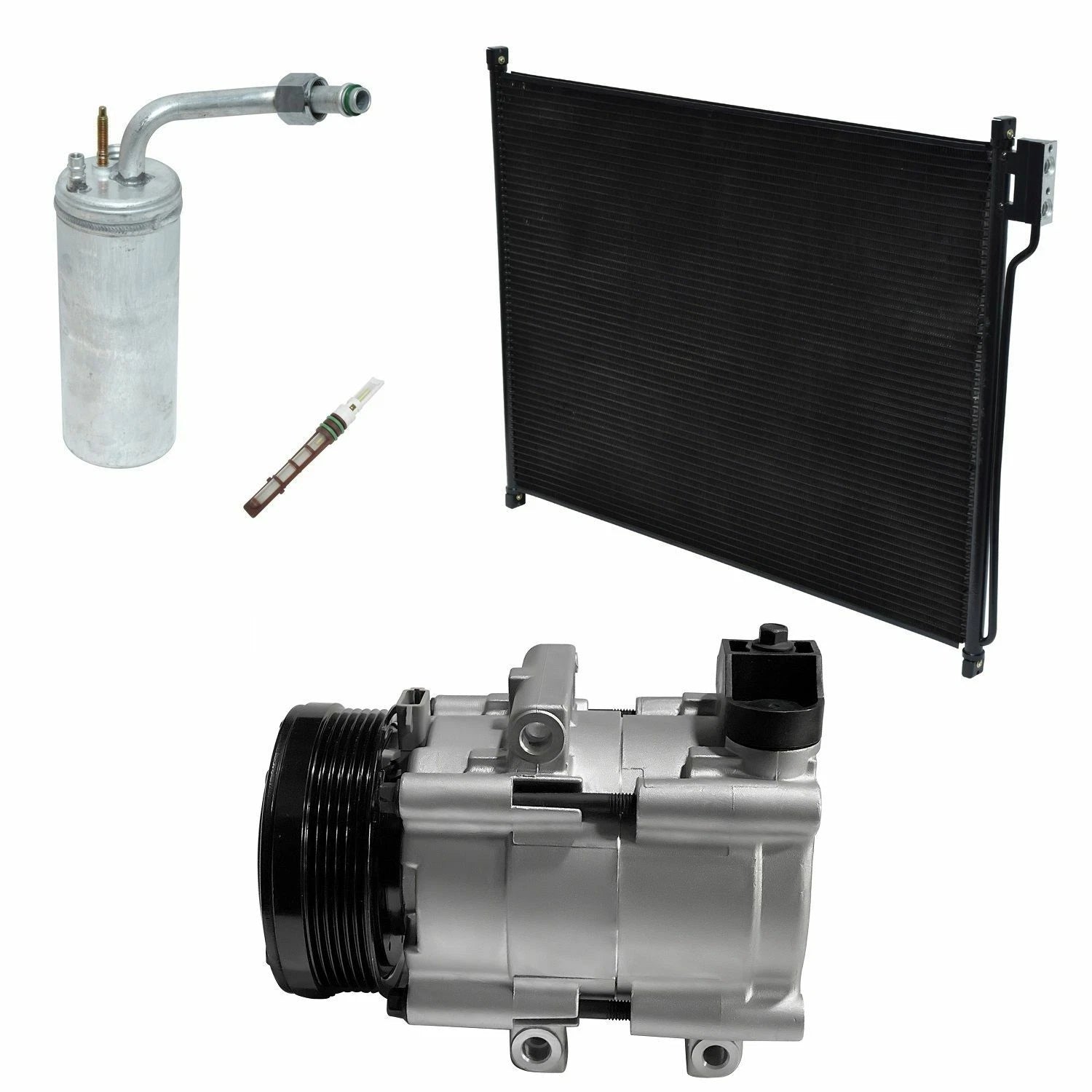 AC Compressor Kit With Condenser for Ford F-350 Super Duty (2006–2006)