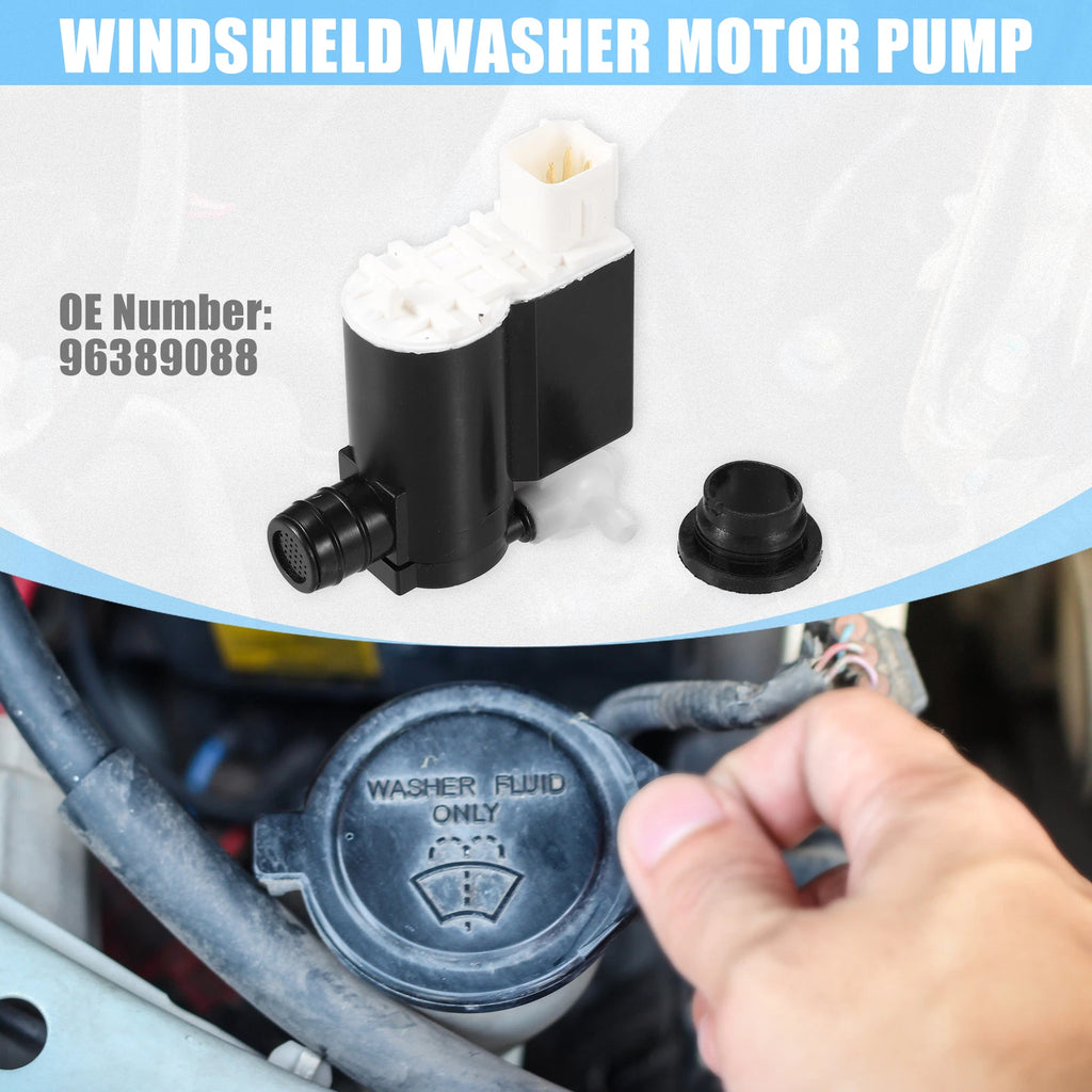 Windshield Washer Motor Pump No. 96389088 for Kia Venga (2010–2020)