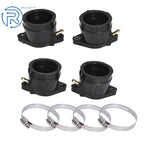 Set of 4 Rubber Carburetor Intake Manifold Boots for Yamaha YZF600R (1995–2007)