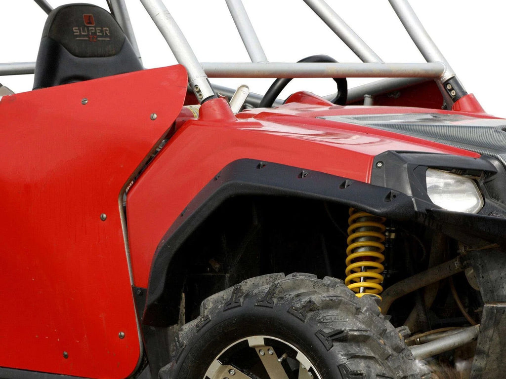 Set of 4 Heavy Duty Black Safari Fender Flares for Polaris RZR 800 (2008–2014)